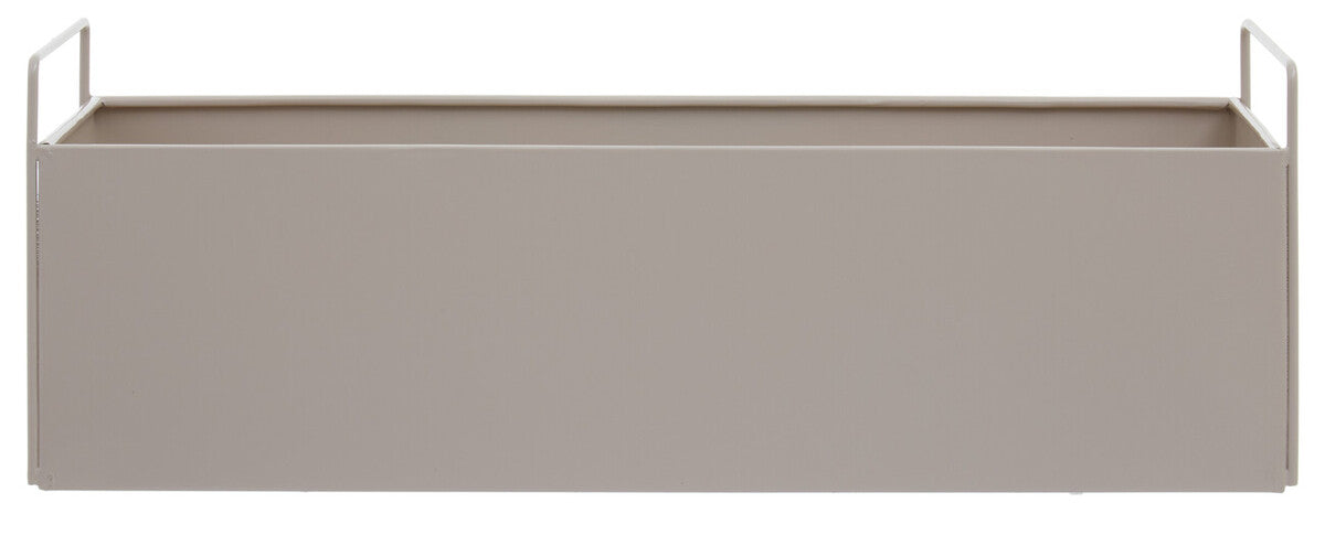 Orsina Asher Large Natural Metal Wall Plant Box – Minimalist Planter
