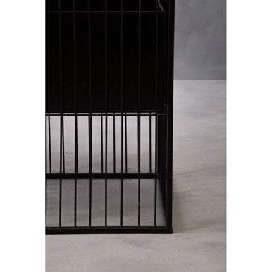Orsina Alden Black Floor Standing Planter – Modern Iron Plant Stand