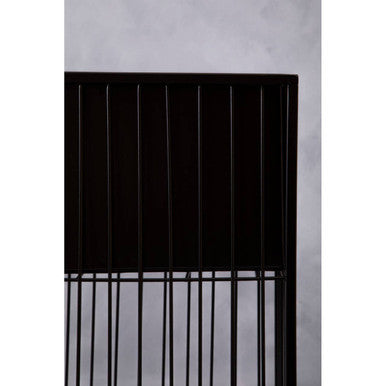 Orsina Alden Floor Standing Planter – Tall Black Iron Square Plant Stand