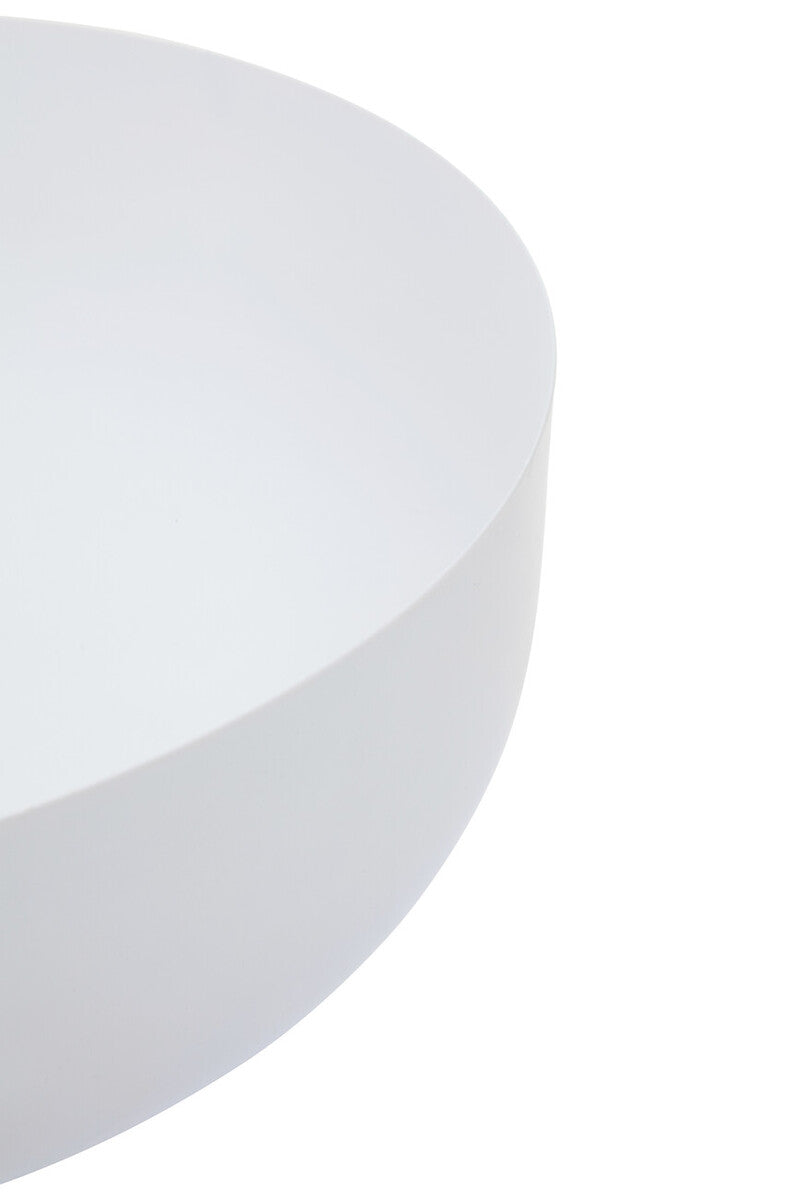 Orsina Alina White Metal Indoor Planter – Modern Minimalist Floor Stand