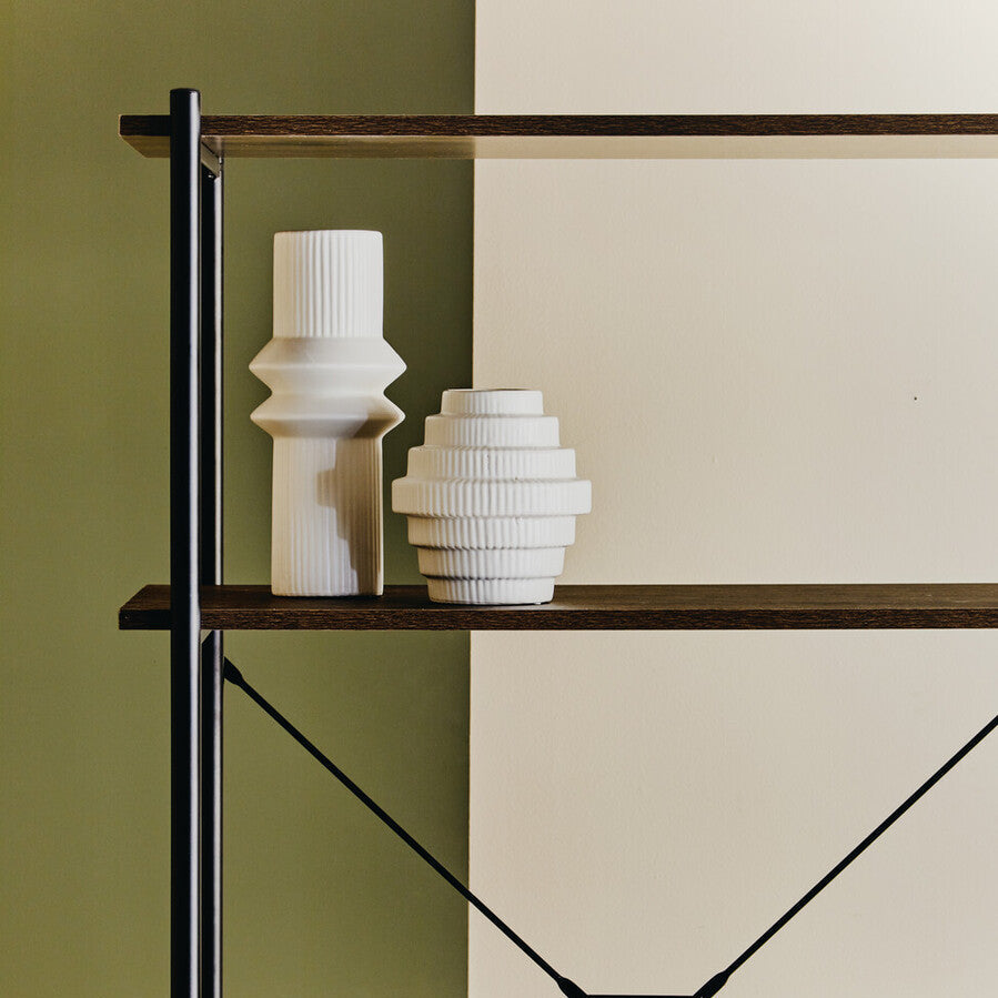 Orsina Fabia White Ceramic Vase – Small Step Design Minimalist Decor