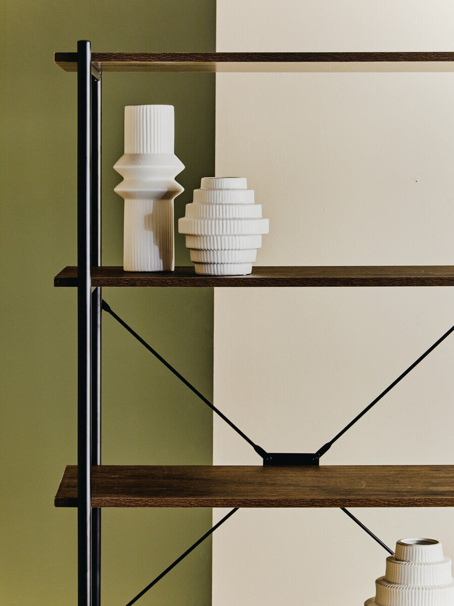 Orsina Fabia White Ceramic Vase – Small Step Design Minimalist Decor
