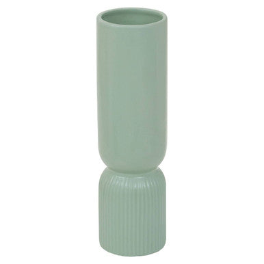 Orsina Fia Sage Green Ceramic Vase – Modern Minimalist Sculptural Decor