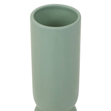 Orsina Fia Sage Green Ceramic Vase – Modern Minimalist Sculptural Decor