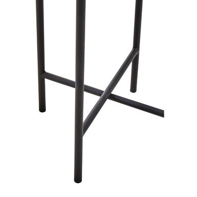 Orsina Trosa Large Floor Standing Planter - White Bowl & Black Stand