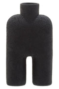 Orsina Broc Large Sculptural Vase – Matte Black Modern Ceramic