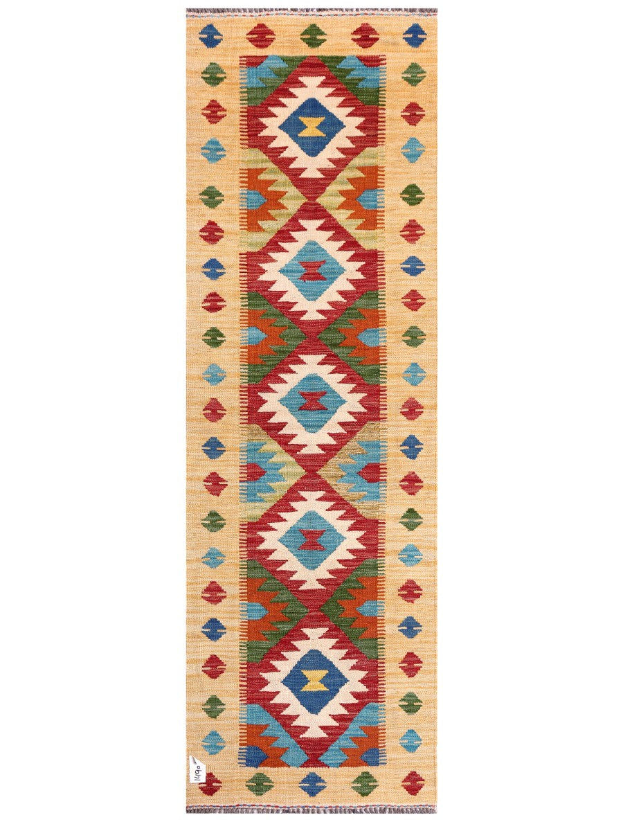 Maimana Kilim - 203 x 65 cm