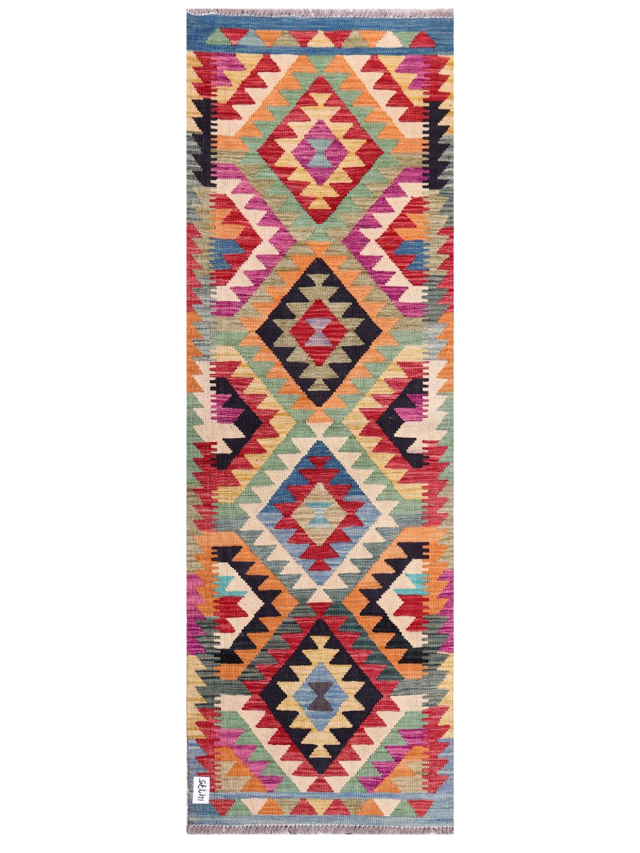 Maimana Kilim - 199 x 66 cm