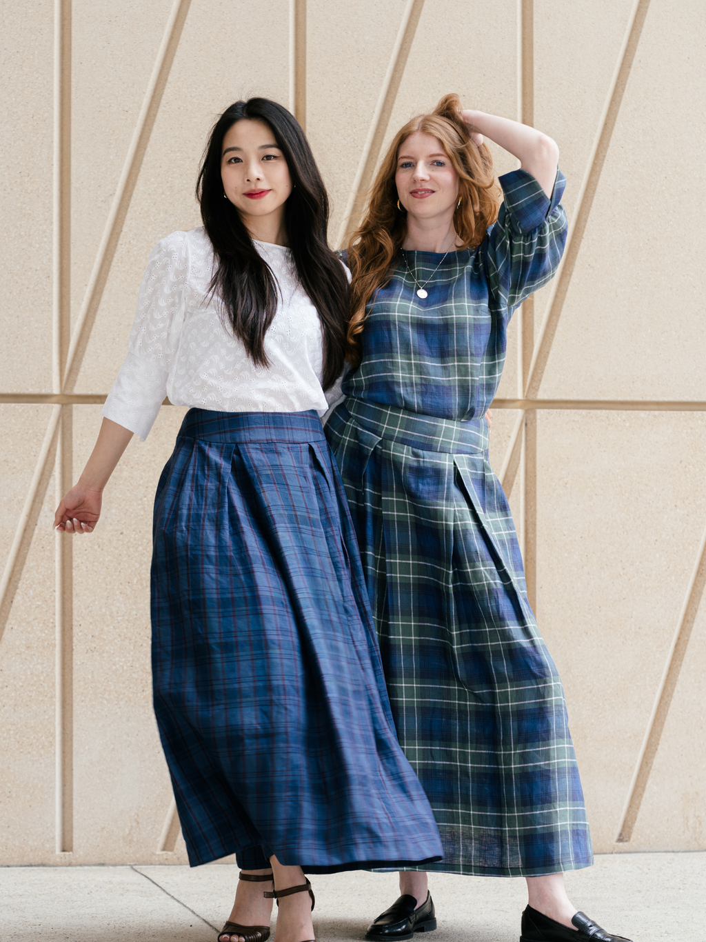 No More Nobody Valery High-Waisted Organic Irish Linen Maxi Skirt