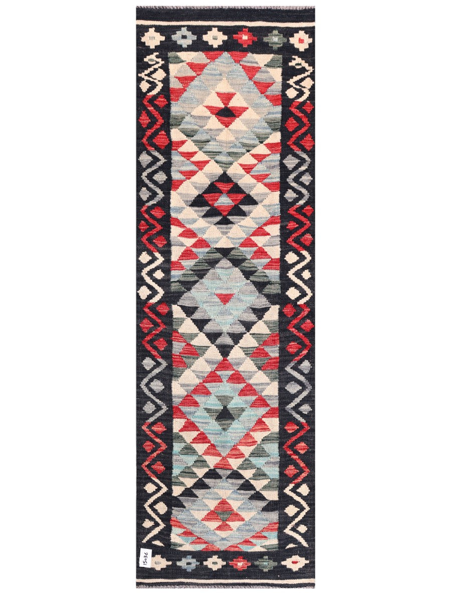 Maimana Kilim - 199 x 63 cm