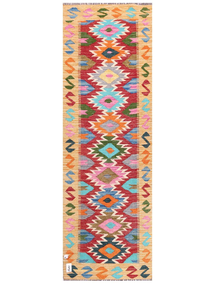 Maimana Kilim - 199 x 66 cm