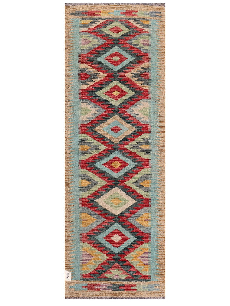 Maimana Kilim - 201 x 70 cm