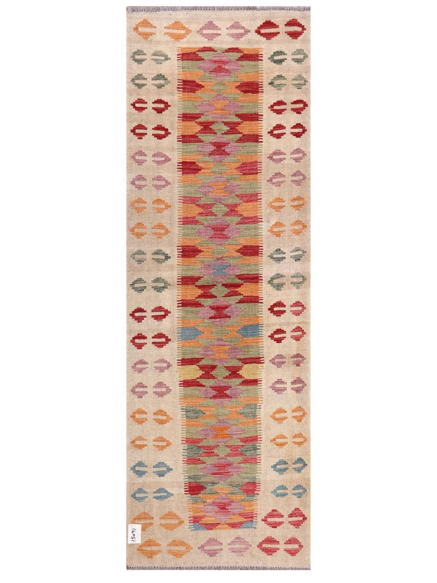 Maimana Kilim - 217 x 73 cm