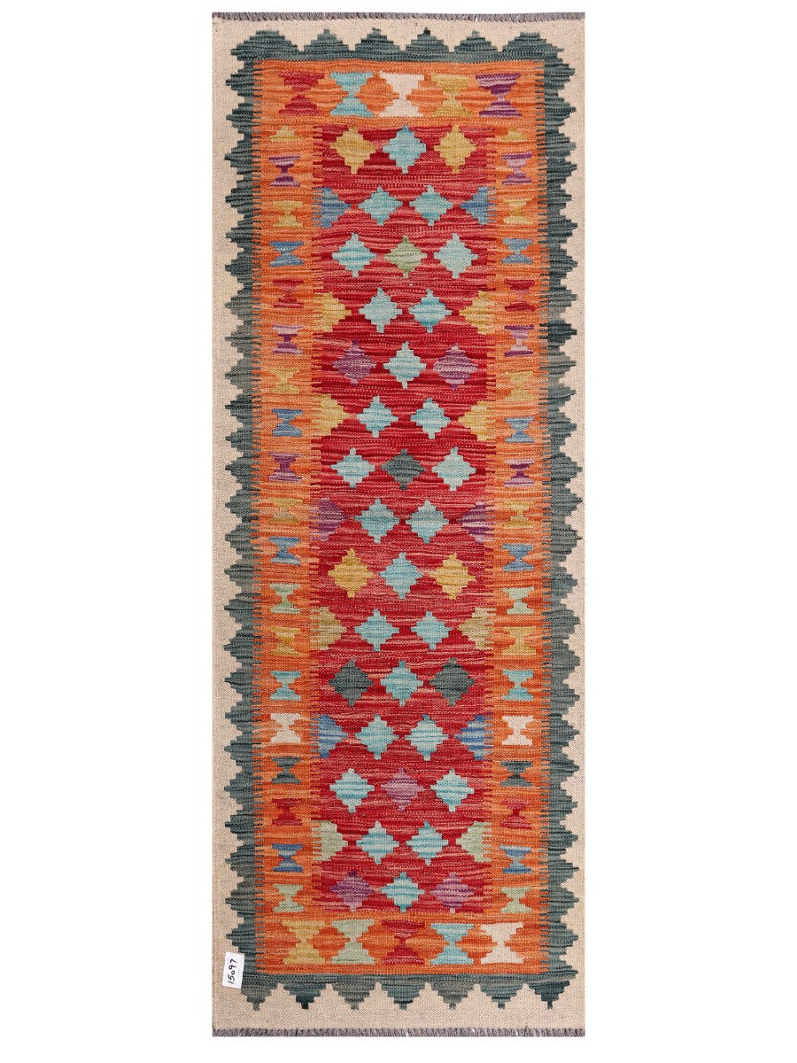 Maimana Kilim - 197 x 74 cm