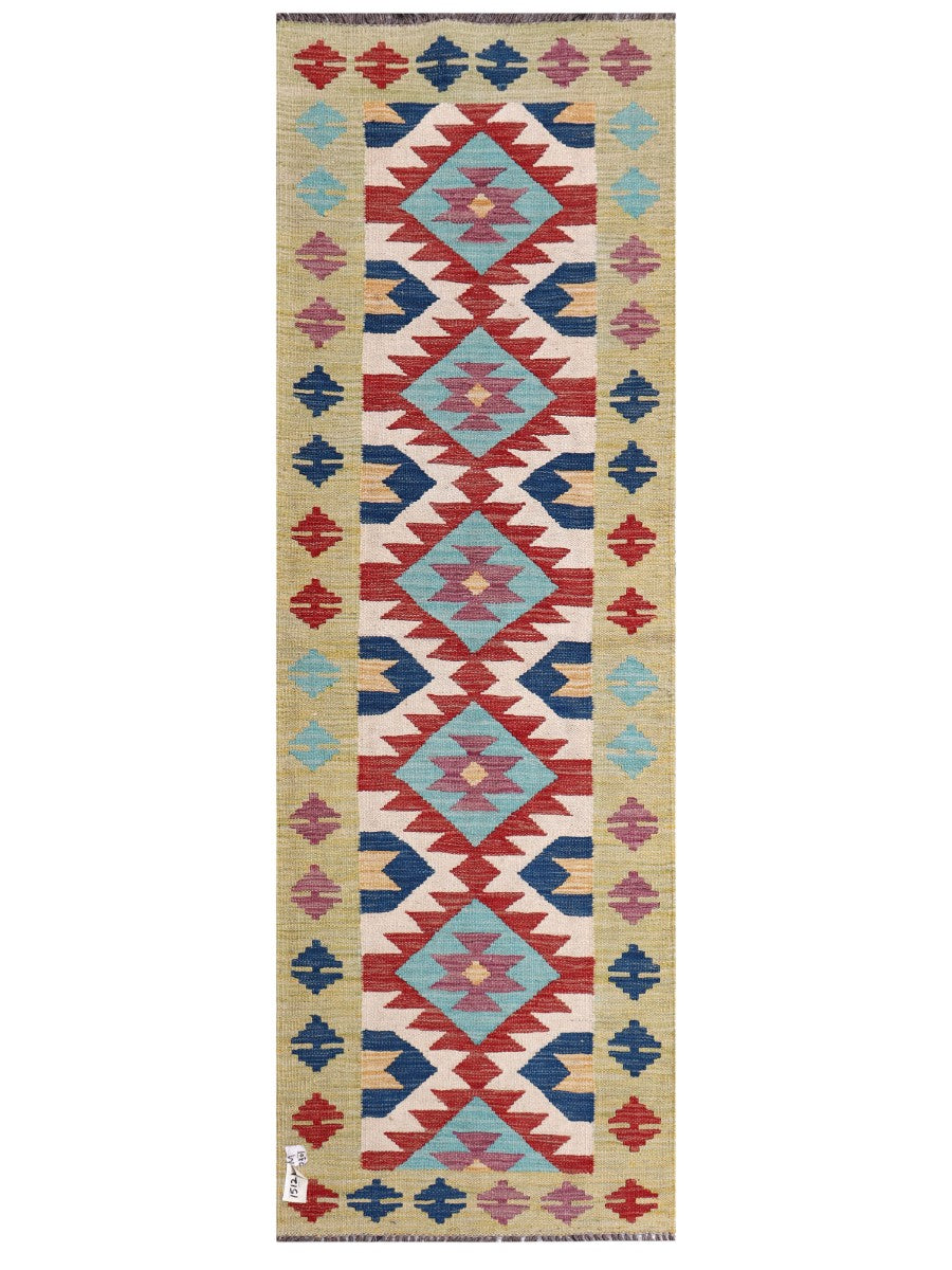 Maimana Kilim - 201 x 67 cm