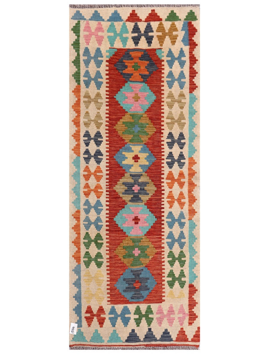 Maimana Kilim - 198 x 77 cm