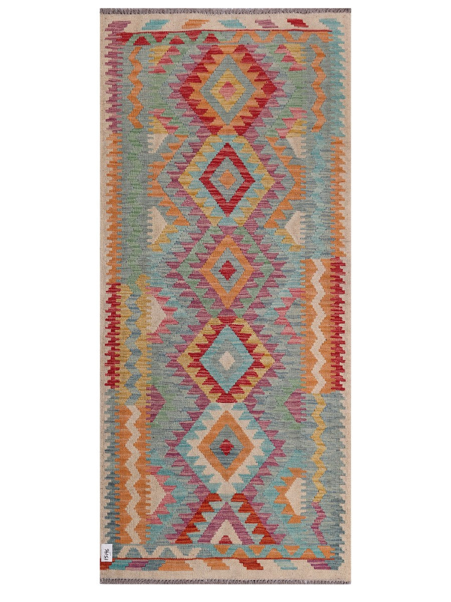 Maimana Kilim - 201 x 90 cm