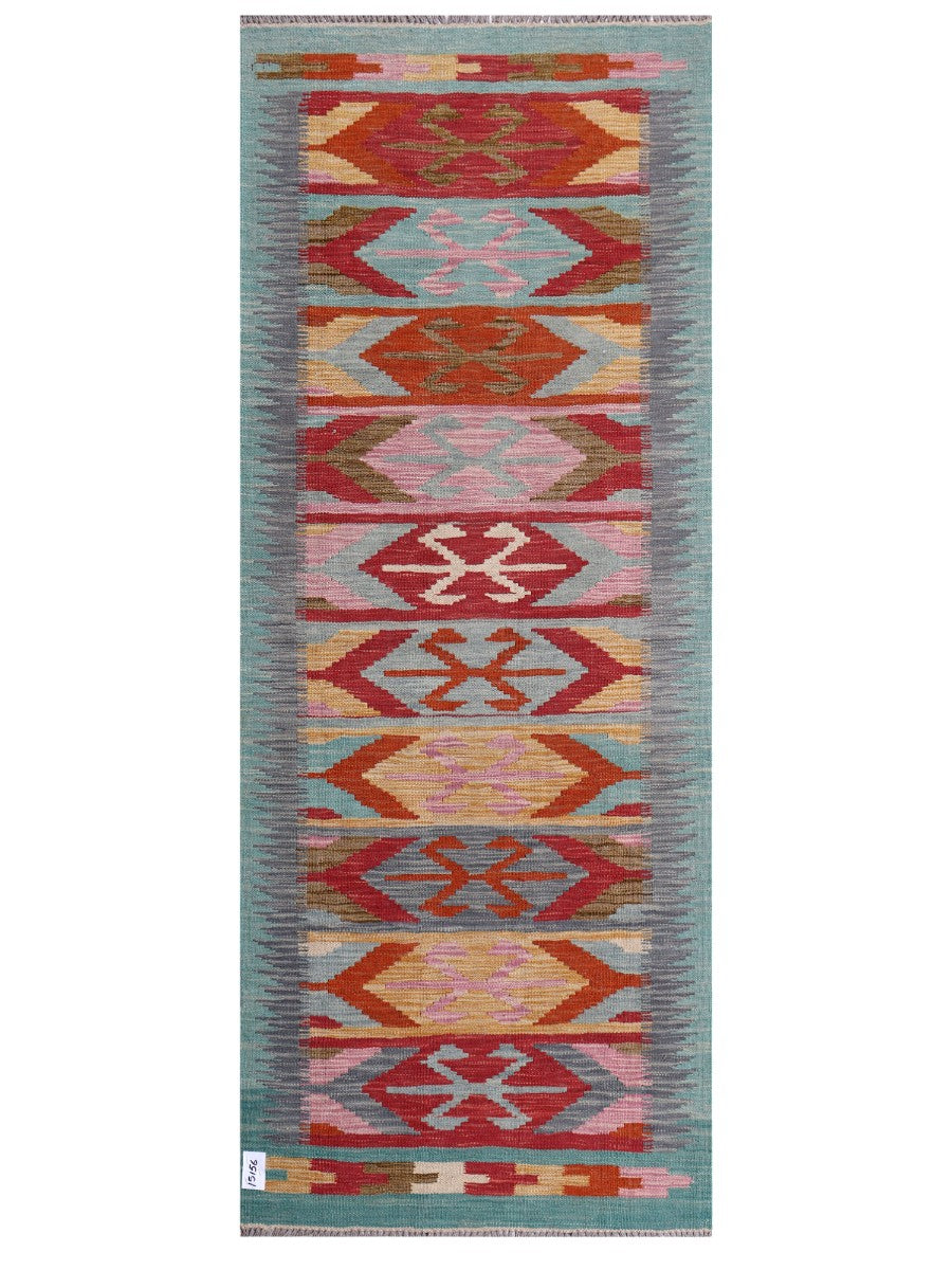 Maimana Kilim - 199 x 79 cm