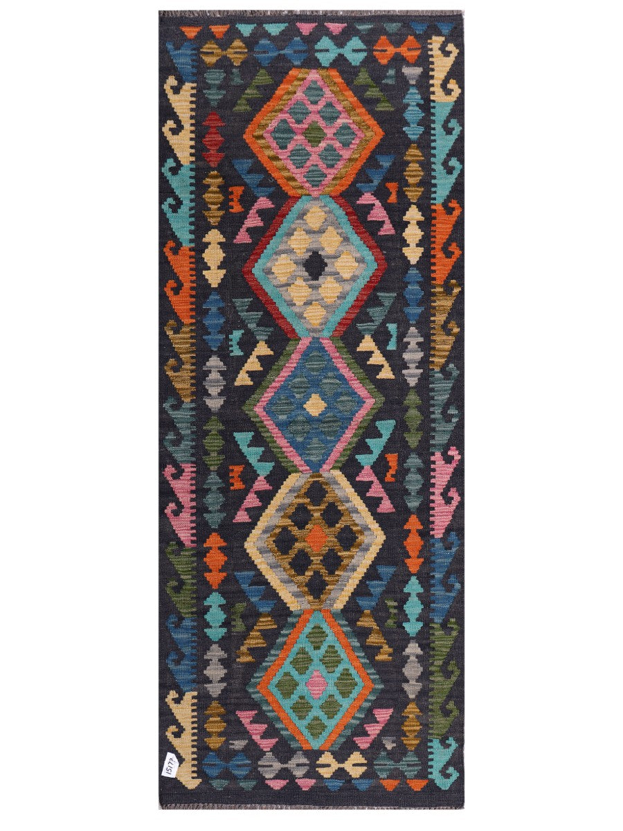 Maimana Kilim - 209 x 82 cm