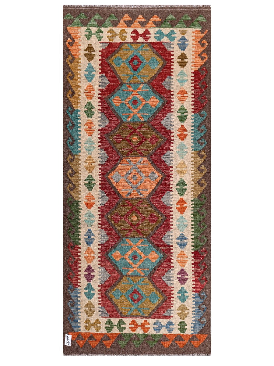 Maimana Kilim - 191 x 83 cm