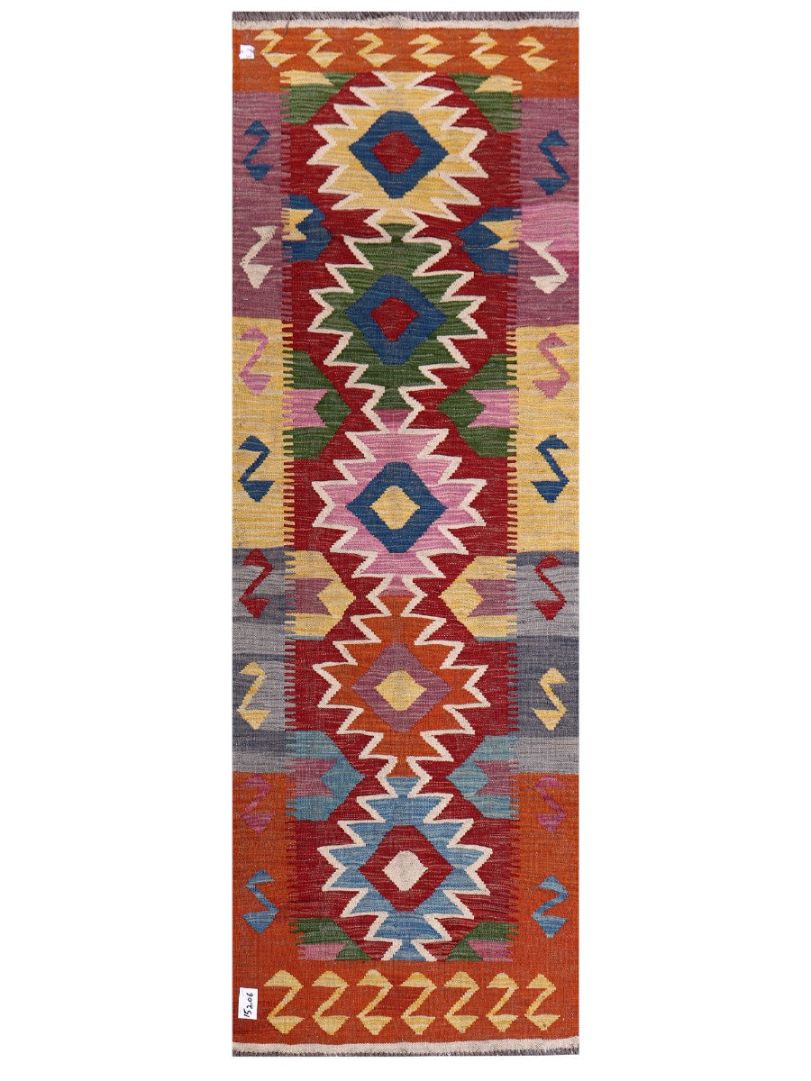 Maimana Kilim - 206 x 70 cm