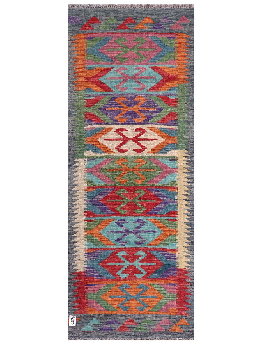 Maimana Kilim - 197 x 76 cm