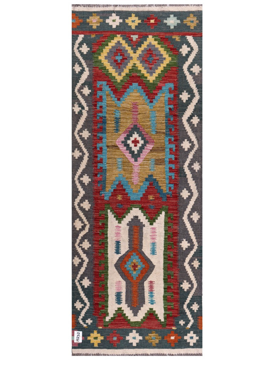 Maimana Kilim - 205 x 78 cm