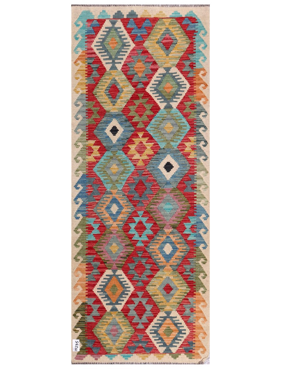 Maimana Kilim - 198 x 78 cm