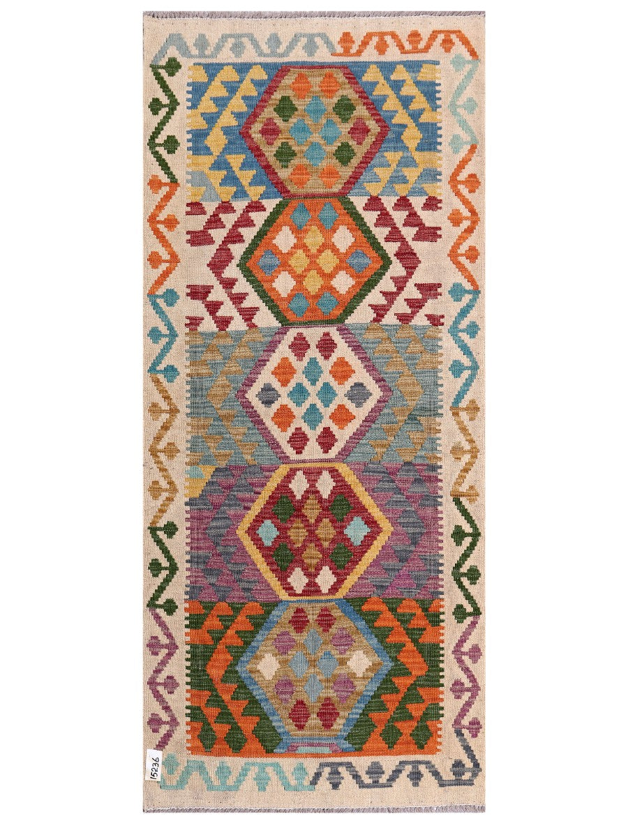 Maimana Kilim - 187 x 82 cm