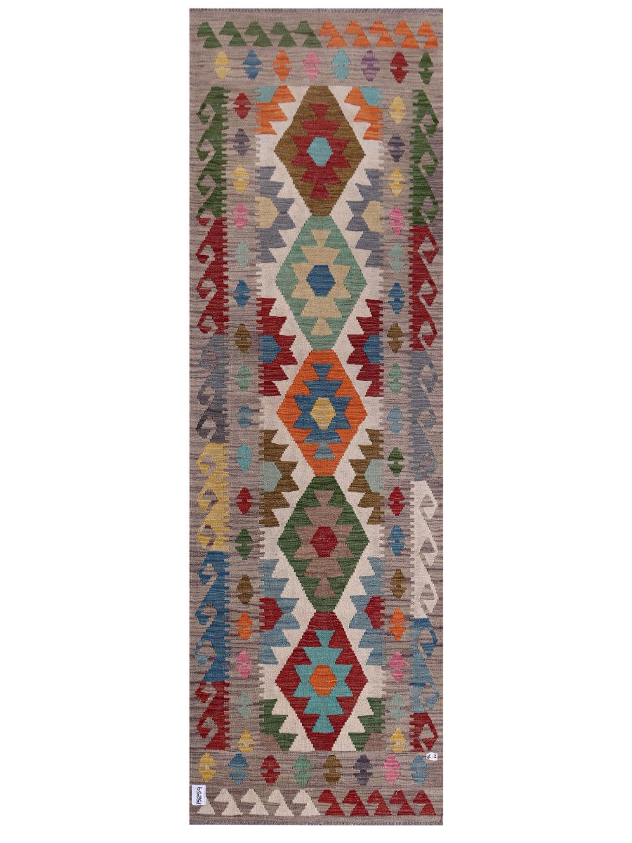 Maimana Kilim Runner - 265 x 84 cm