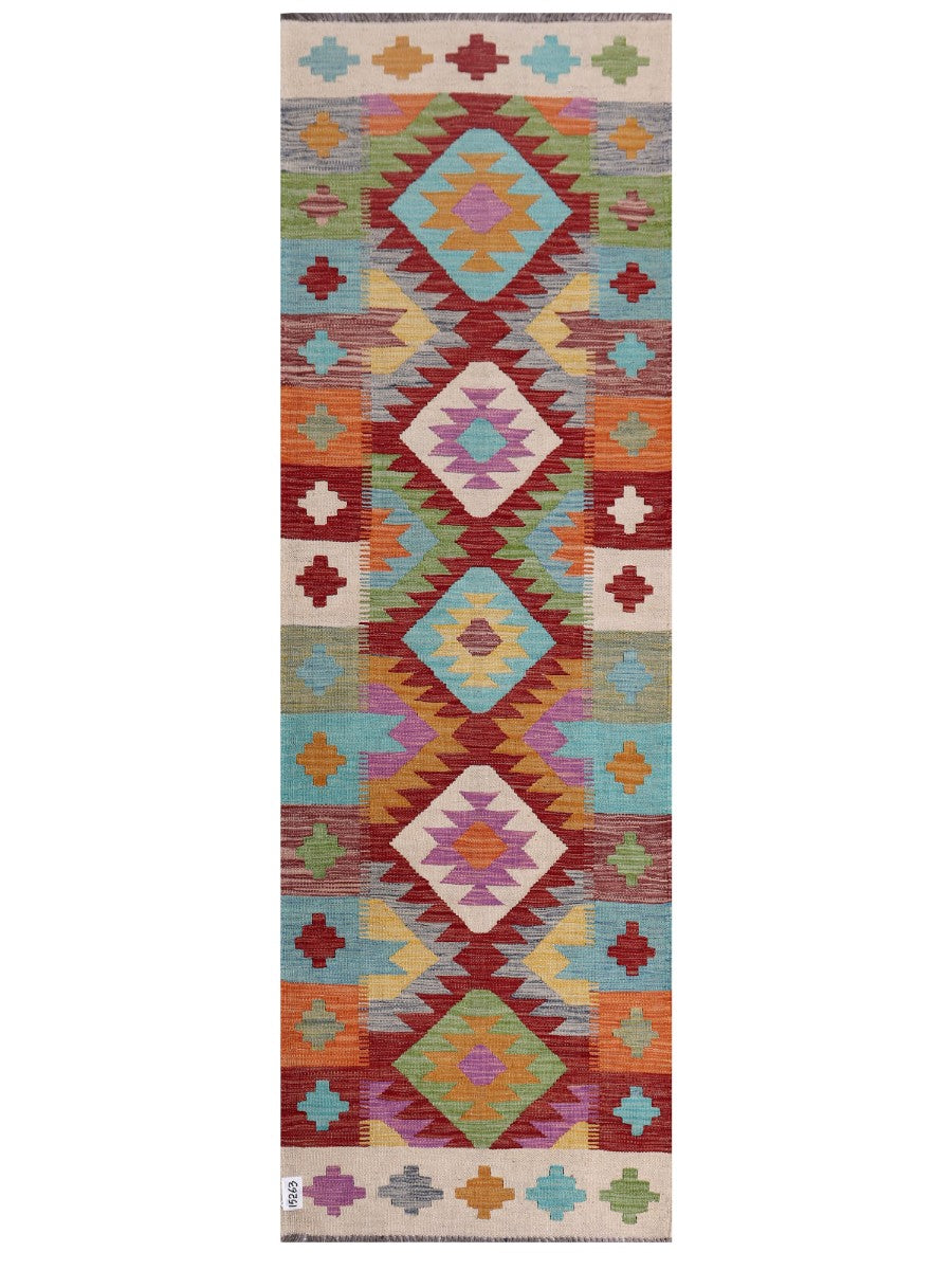 Maimana Kilim Runner - 248 x 79 cm