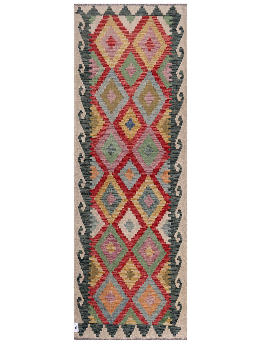 Maimana Kilim Runner - 241 x 83 cm