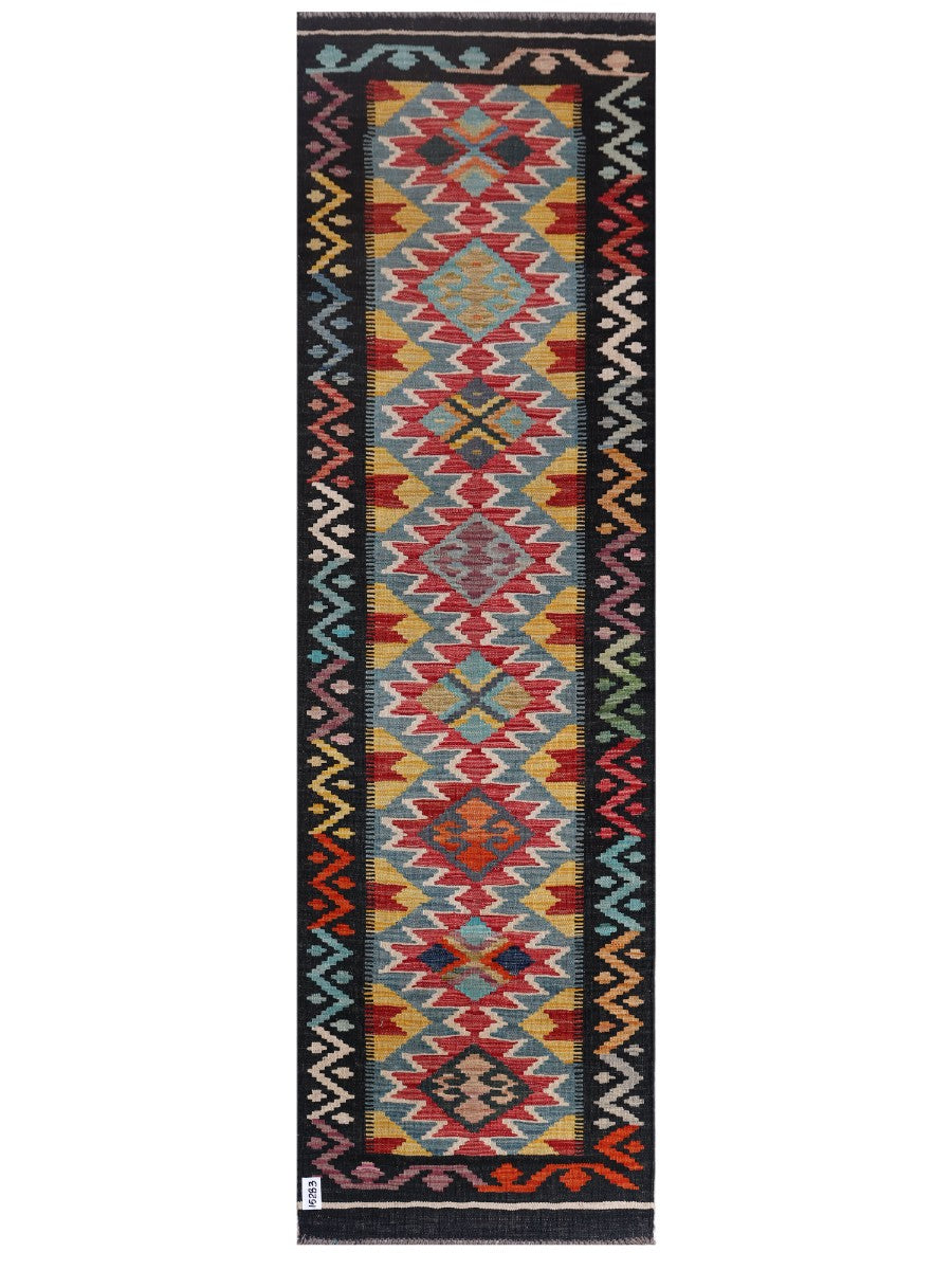 Maimana Kilim Runner - 249 x 74 cm