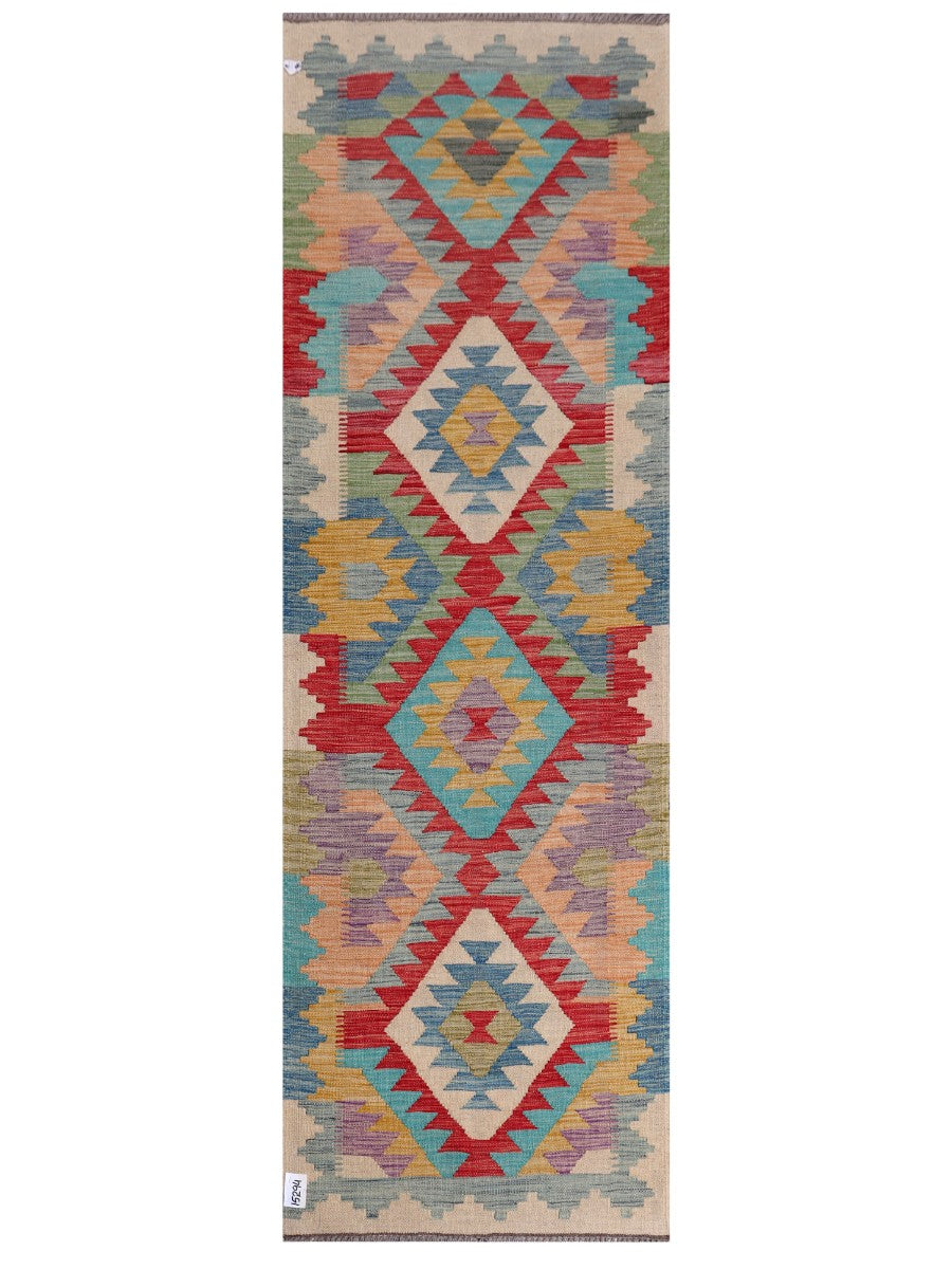 Maimana Kilim Runner - 249 x 80 cm