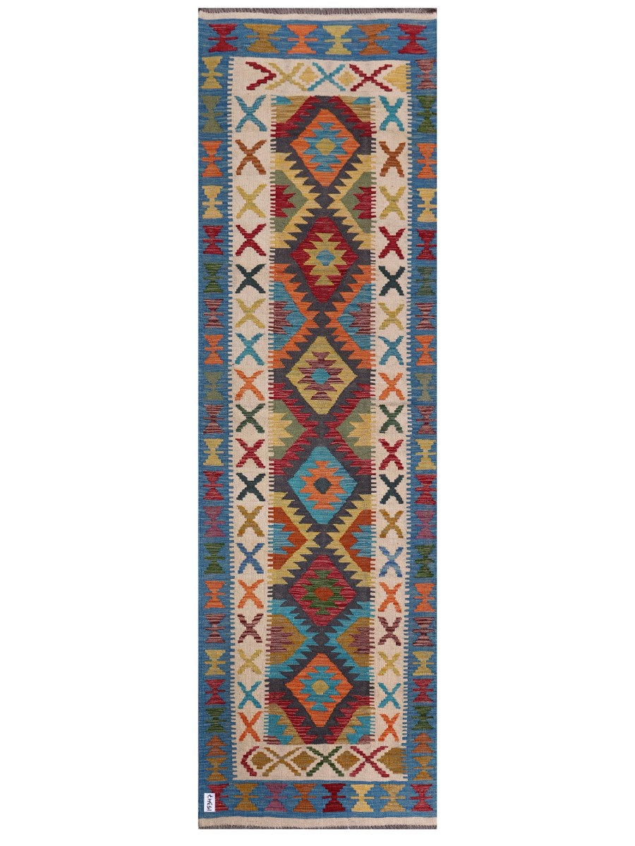 Maimana Kilim Runner - 291 x 86 cm