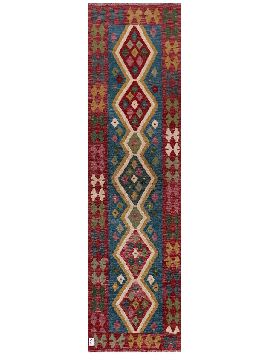 Maimana Kilim Runner - 291 x 79 cm