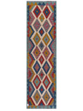 Maimana Kilim Runner - 297 x 84 cm