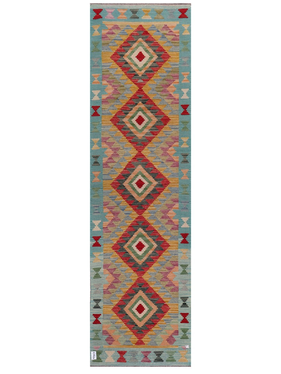 Maimana Kilim Runner - 294 x 83 cm