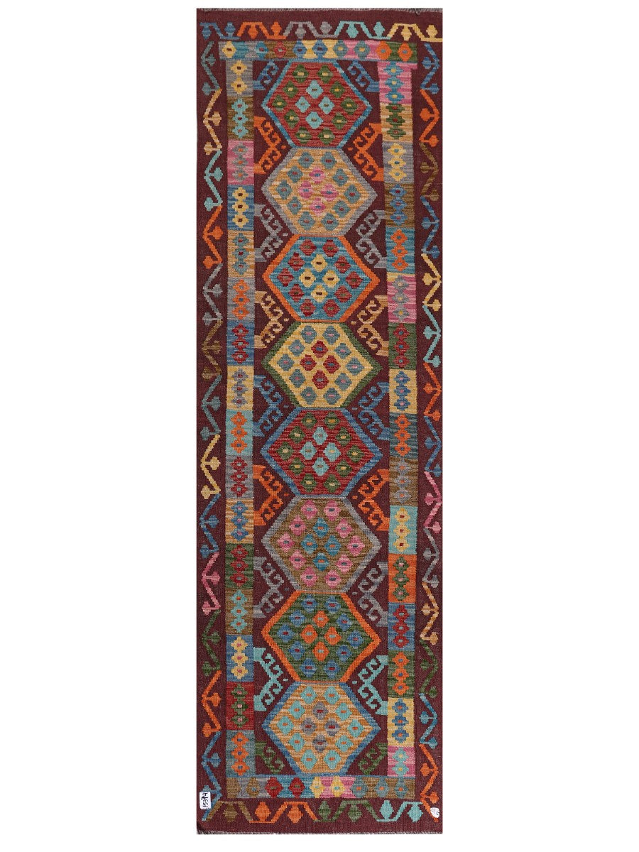 Maimana Kilim Runner - 290 x 88 cm