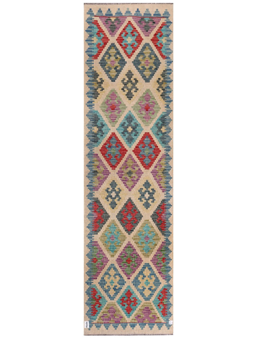 Maimana Kilim Runner - 293 x 80 cm
