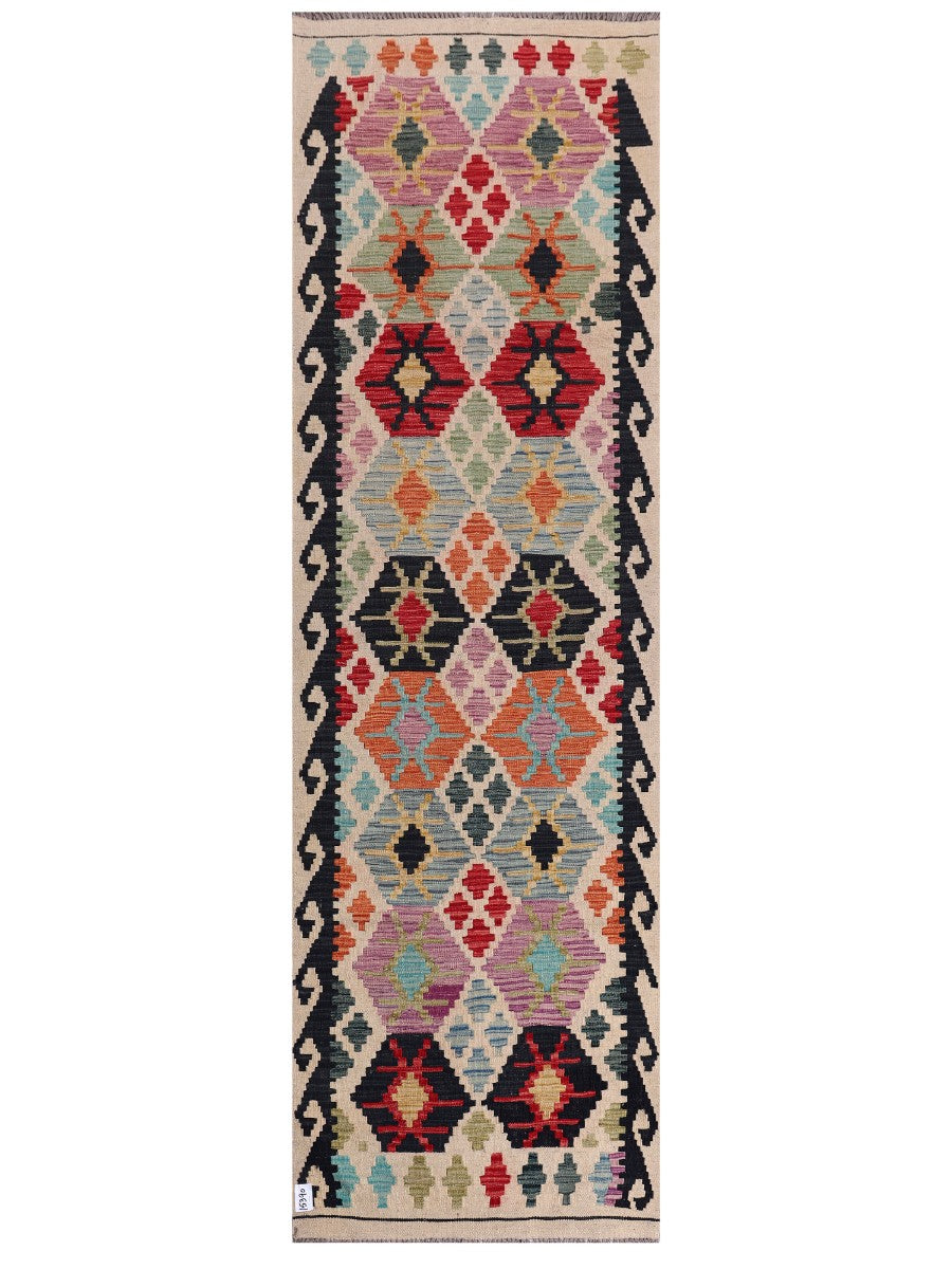 Maimana Kilim Runner - 293 x 89 cm