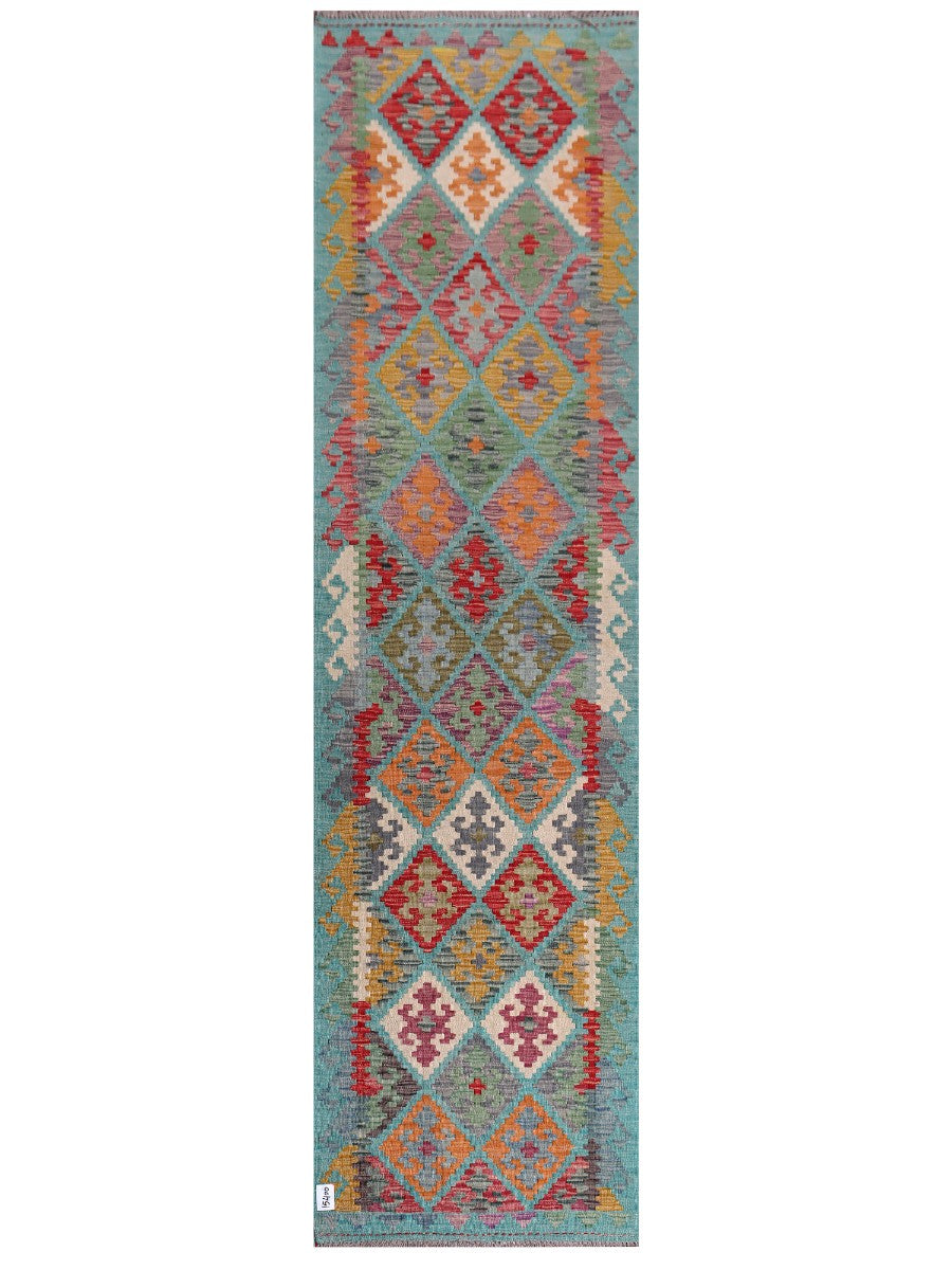 Maimana Kilim Runner - 295 x 79 cm