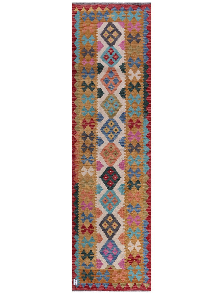 Maimana Kilim Runner - 290 x 81 cm