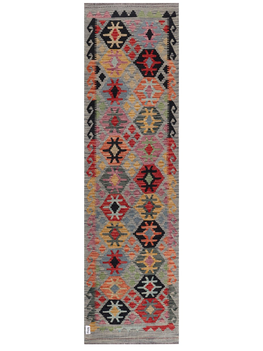 Maimana Kilim - 297 x 84 cm