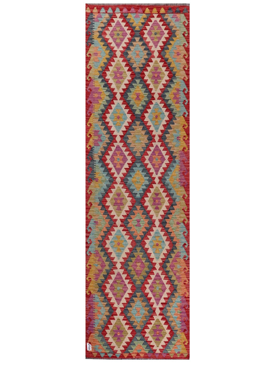 Maimana Kilim Runner - 299 x 89 cm