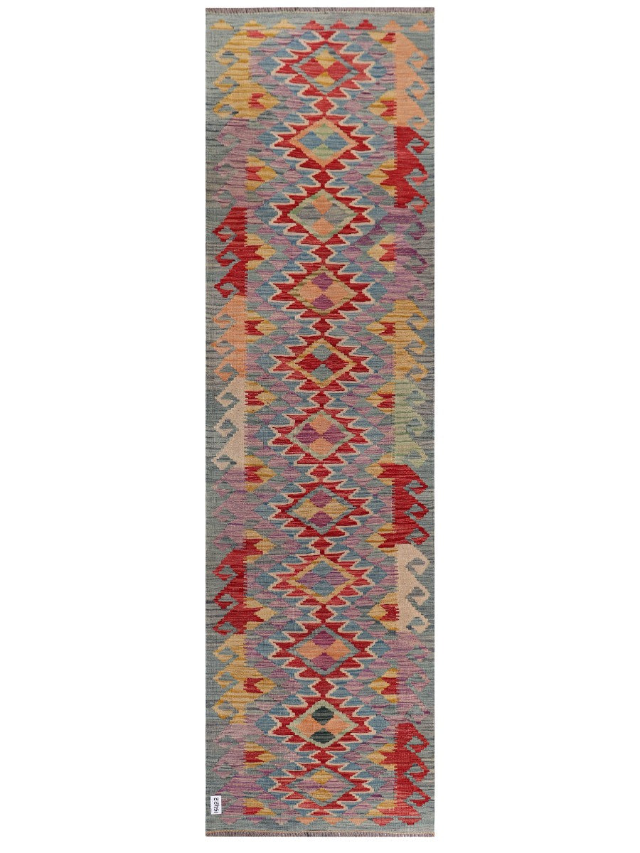 Maimana Kilim Runner - 292 x 82 cm