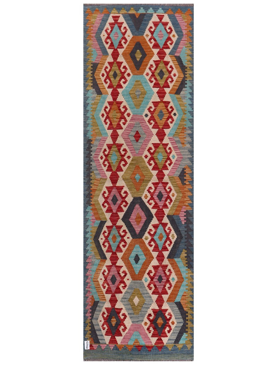 Maimana Kilim Runner - 280 x 88 cm