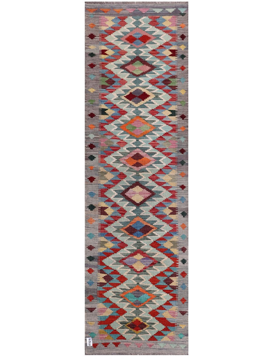 Maimana Kilim Runner - 295 x 88 cm