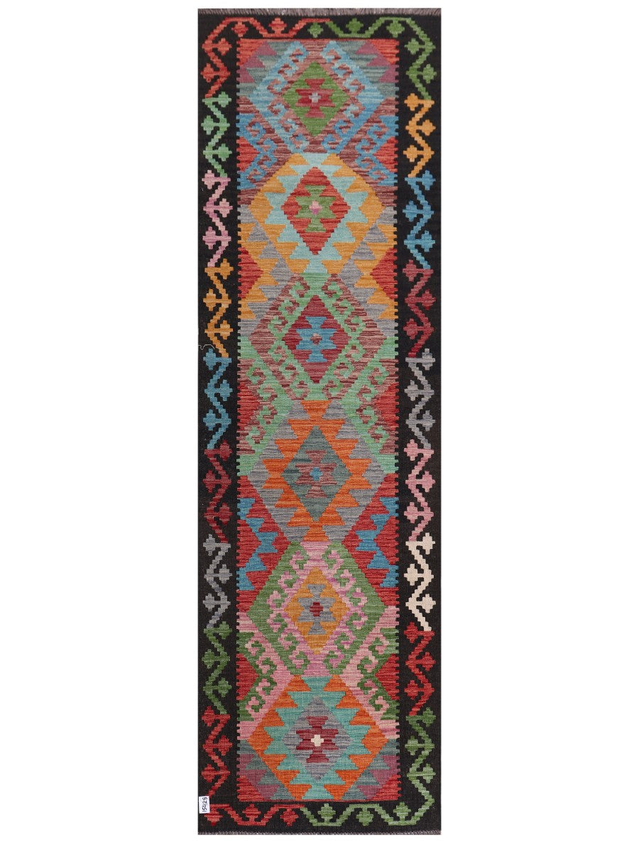 Maimana Kilim Runner - 307 x 92 cm