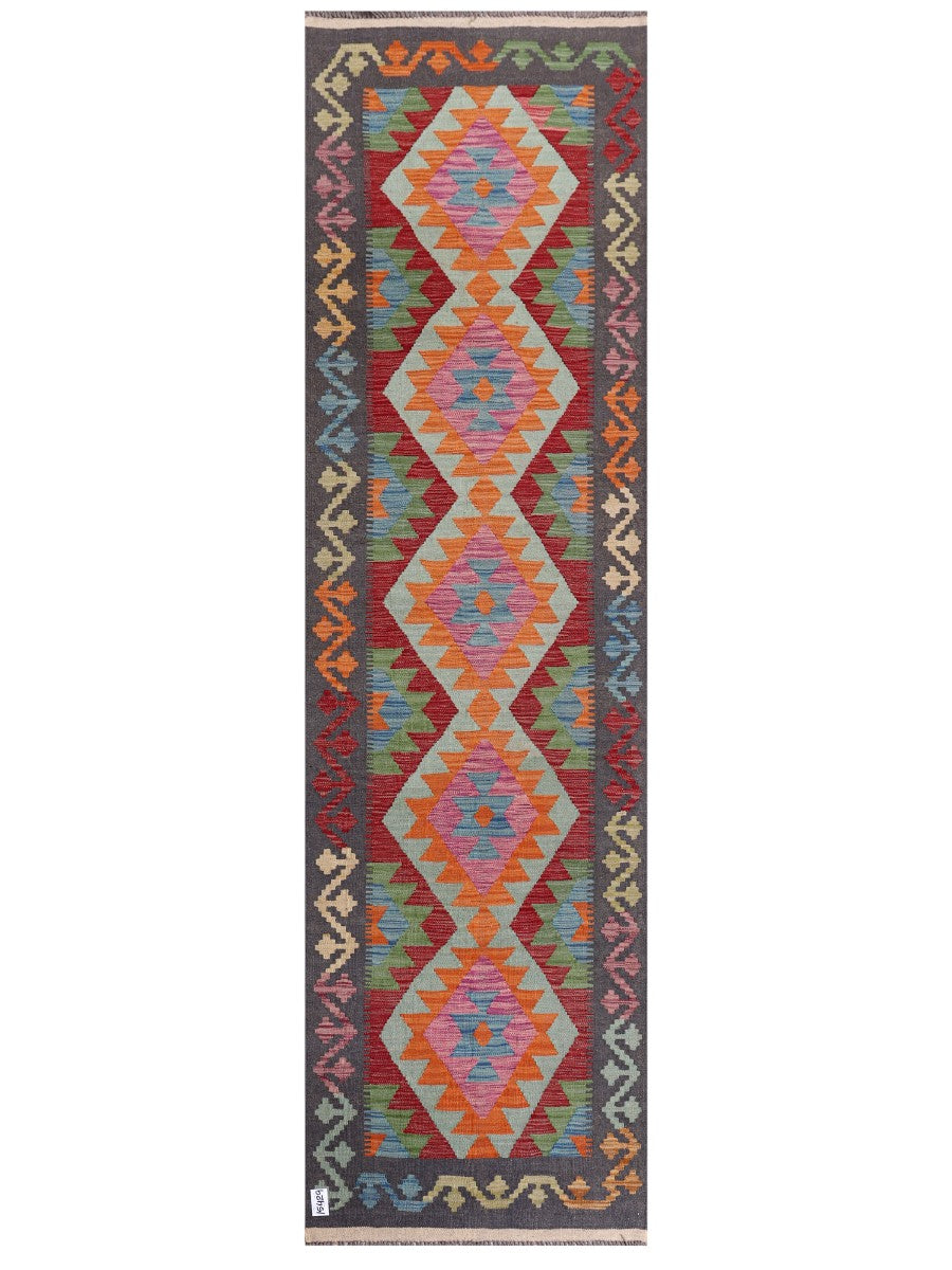 Maimana Kilim Runner - 294 x 83 cm